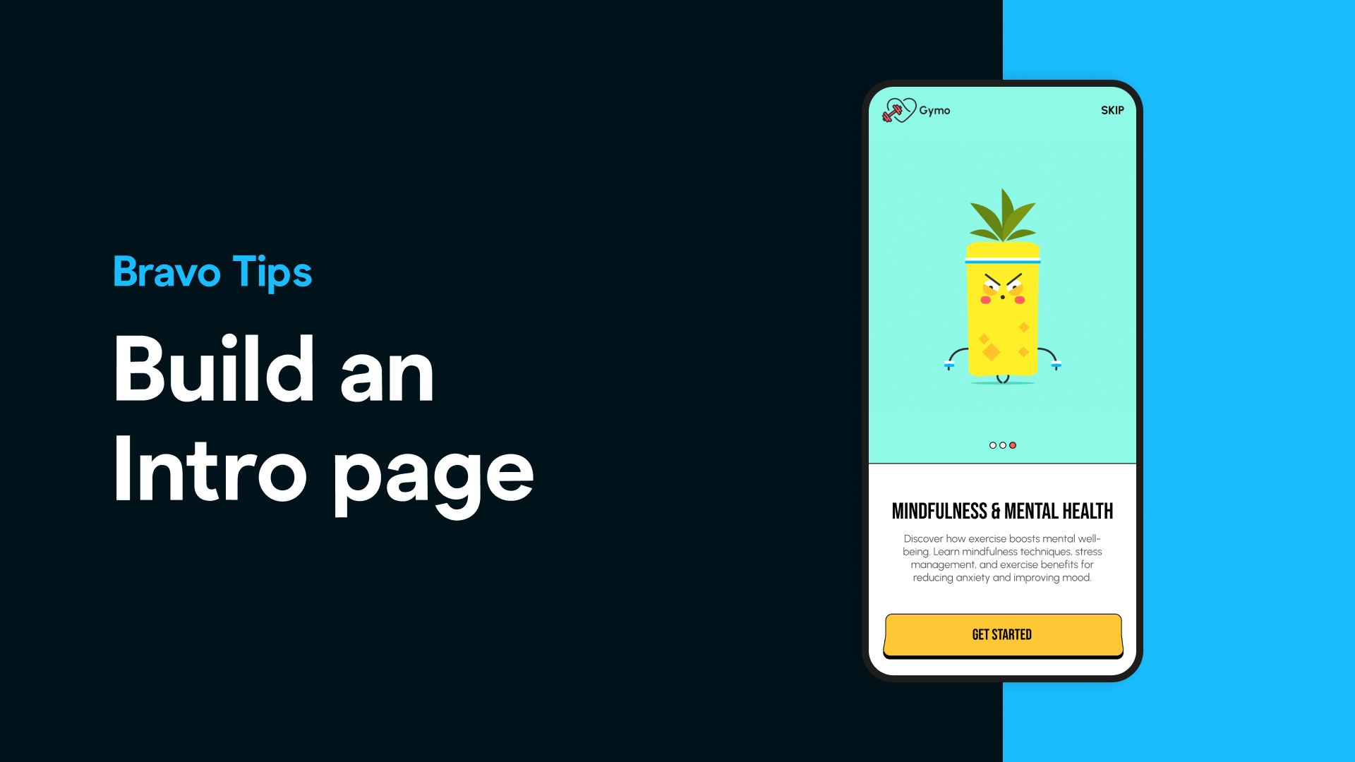 How to Add Intro Pages to Your Mobile App with Bravo Studio