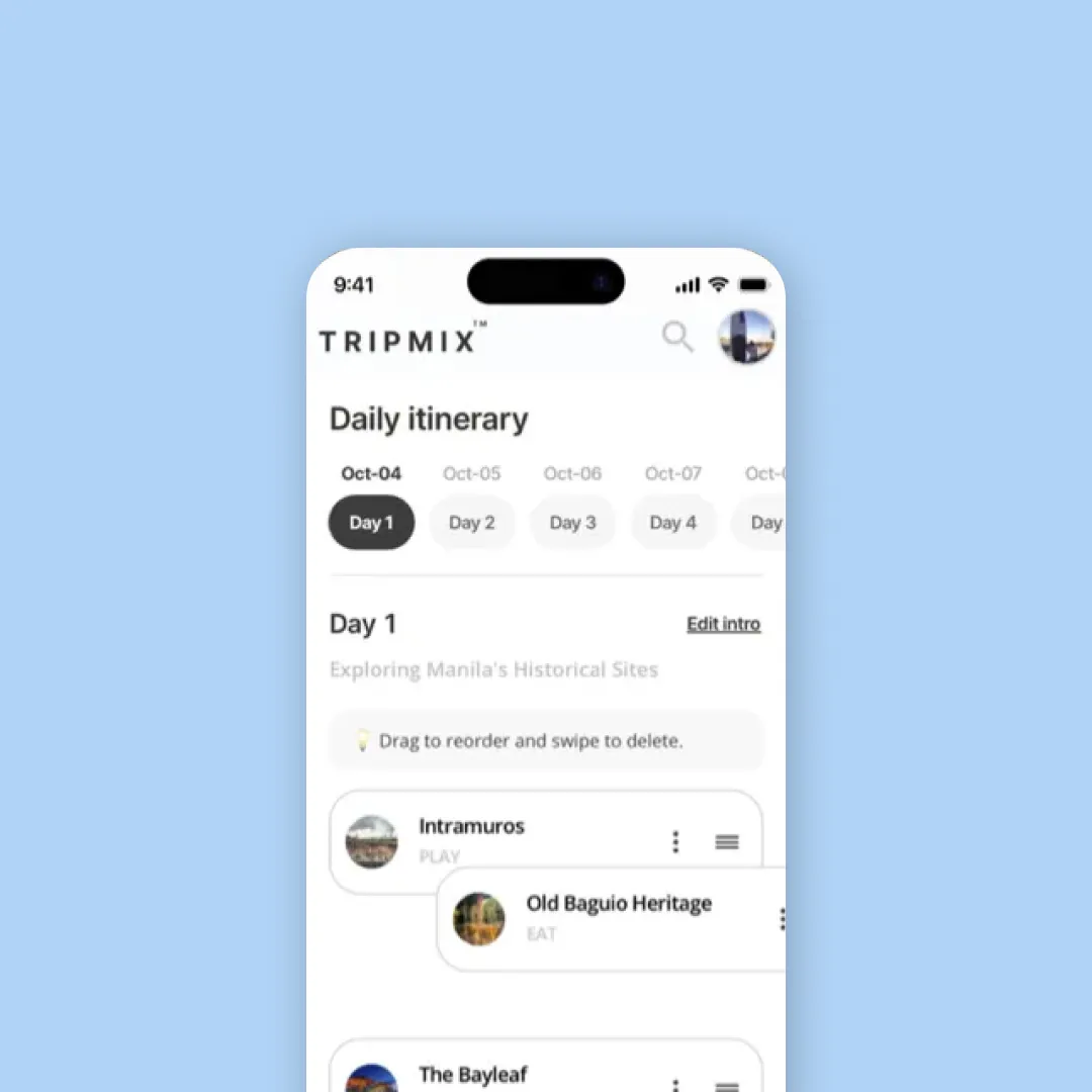 Tripmix screenshot 1