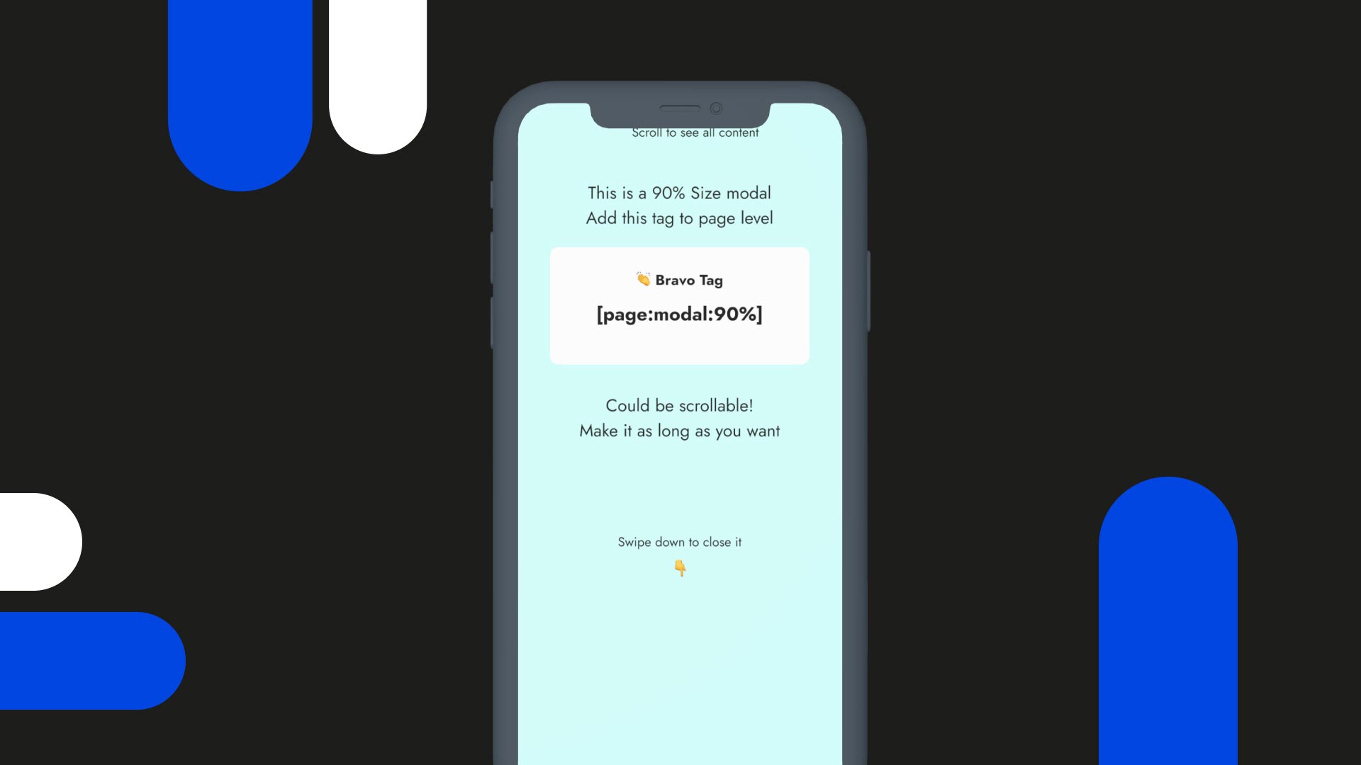 Modal pages